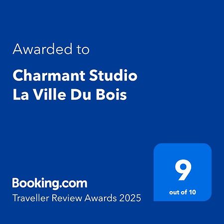 Charmant Studio La Ville Du Bois Luaran gambar